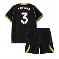 Chelsea Wesley Fofana #3 Bortaställ Barn 2026-27 Korta ärmar (+ Korta byxor)